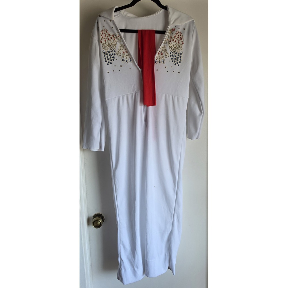 Elvis White Kid's Costume Long Sleeve Collared Outfit